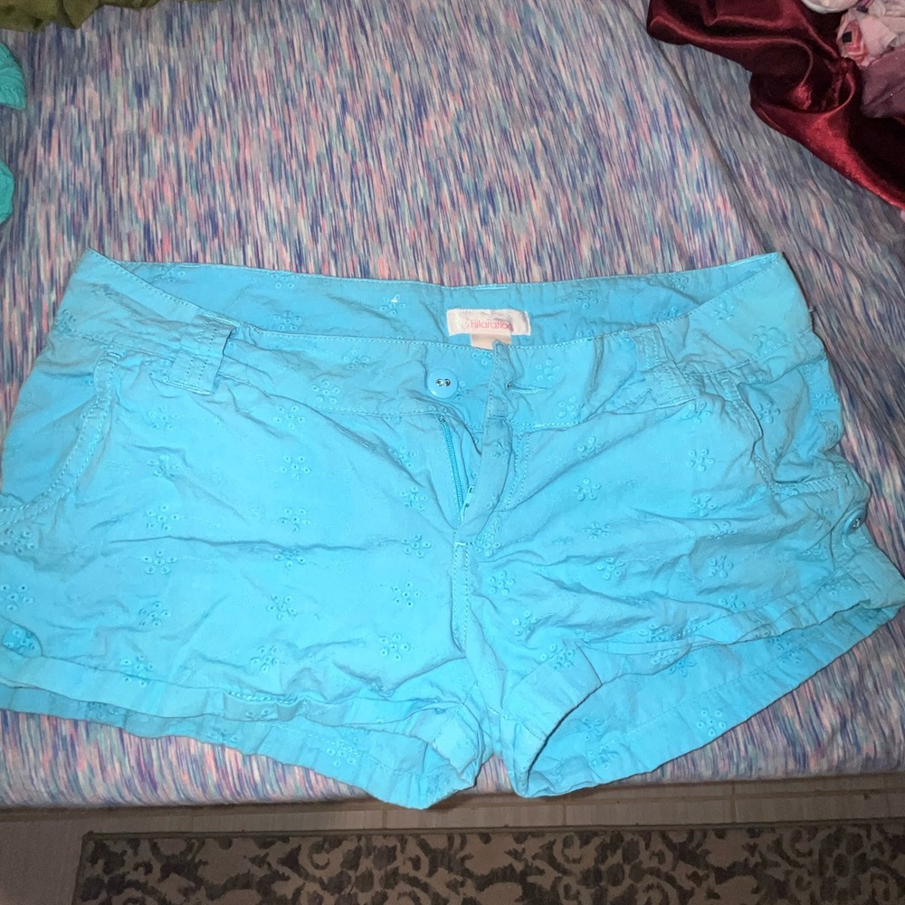 Xhilaration Blue Cargo Shorts Casual Summer Essential